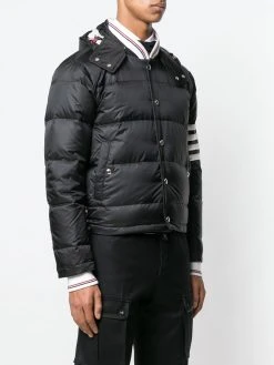 Thom Browne 4-bar Matte Nylon Bomber