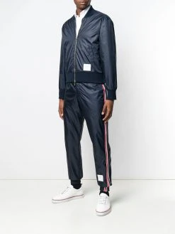 Thom Browne Center-back Stripe Ripstop Bomber