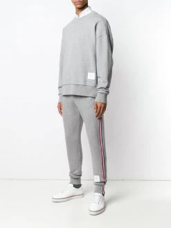 Thom Browne Rwb Stripe Loopback Sweatpants