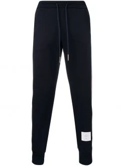 Thom Browne RWB stripe loopback track pants
