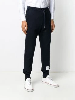 Thom Browne RWB stripe loopback track pants