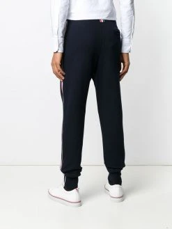 Thom Browne RWB stripe loopback track pants