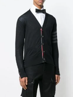 Thom Browne fine merino wool V-neck cardigan