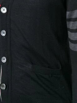 Thom Browne fine merino wool V-neck cardigan