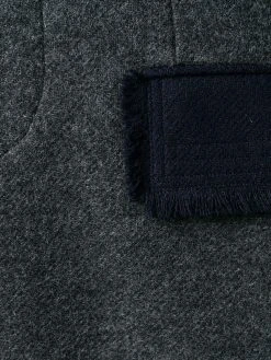 Best reviews of β€οΈ Thom Browne Frayed edges overcoat single breasted coats of men π₯ 9 Thom Browne frayed edges overcoat