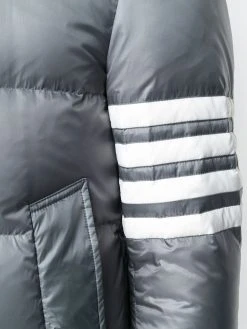 Best Pirce βοΈ Thom Browne 4 bar Matte Nylon Bal Collar Overcoat down coats of men π 9 Thom Browne 4-bar Matte Nylon Bal Collar Overcoat