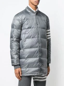 Thom Browne 4-bar Matte Nylon Coat