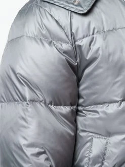 Thom Browne 4-bar Matte Nylon Coat