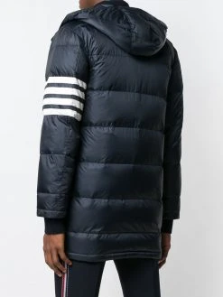 Thom Browne 4-bar Matte Nylon Coat