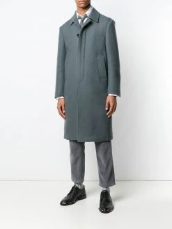 Thom Browne Relaxed Cashmere Bal Collar Overcoat