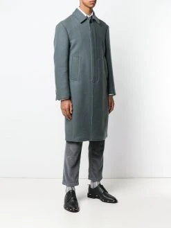 Thom Browne Relaxed Cashmere Bal Collar Overcoat