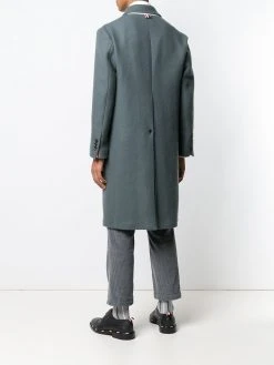 Thom Browne Relaxed Cashmere Bal Collar Overcoat