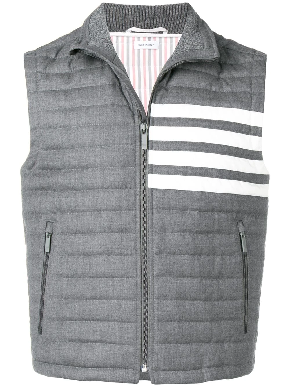 Cheap βοΈ Thom Browne 4 bar Down Quilted Vest waistcoats & gilets of men π 1 Thom Browne 4-bar Down Quilted Vest