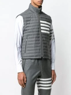 Cheap βοΈ Thom Browne 4 bar Down Quilted Vest waistcoats & gilets of men π 7 Thom Browne 4-bar Down Quilted Vest