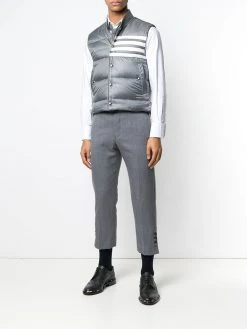 Thom Browne 4-bar Matte Nylon Down Vest