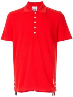 Thom Browne center-back stripe polo shirt