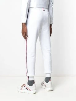 Flash Sale π Thom Browne Signature stripe track trousers sweatpants of men π 8 Thom Browne signature stripe track trousers