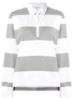 Thom Browne 4-Bar Oversized Rugby Polo