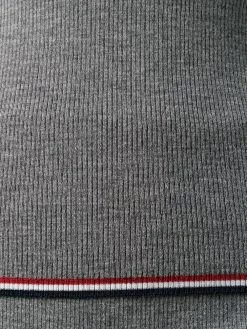 Thom Browne RWB-trim ribbed T-shirt