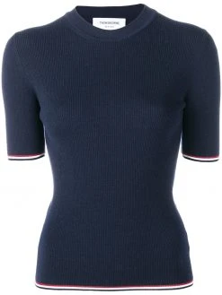 Thom Browne fitted knitted top