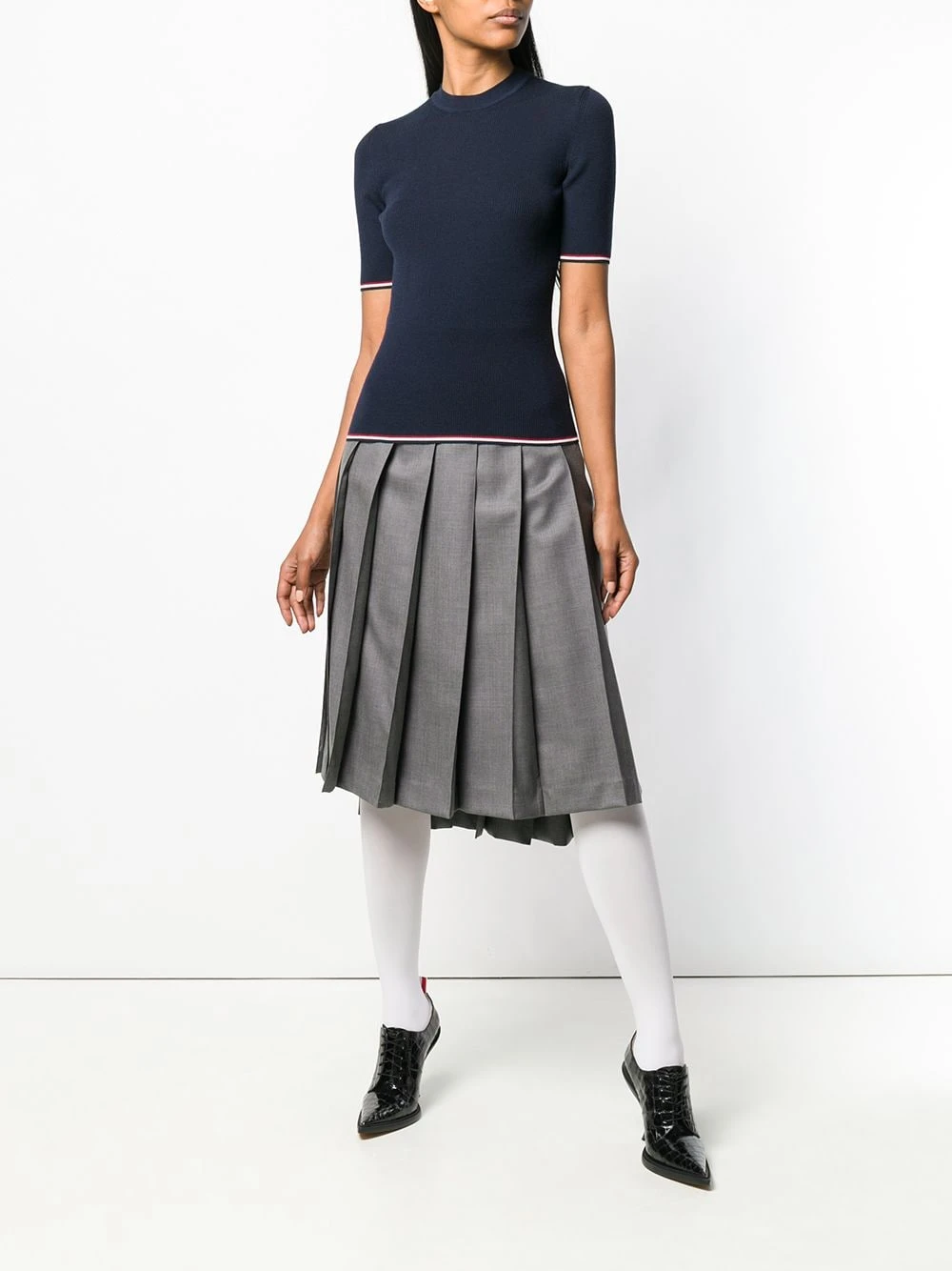 Best Sale π₯ Thom Browne Fitted knitted top knitted tops of women π― 2 Thom Browne fitted knitted top