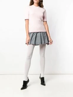 Thom Browne RWB-stripe ribbed T-shirt