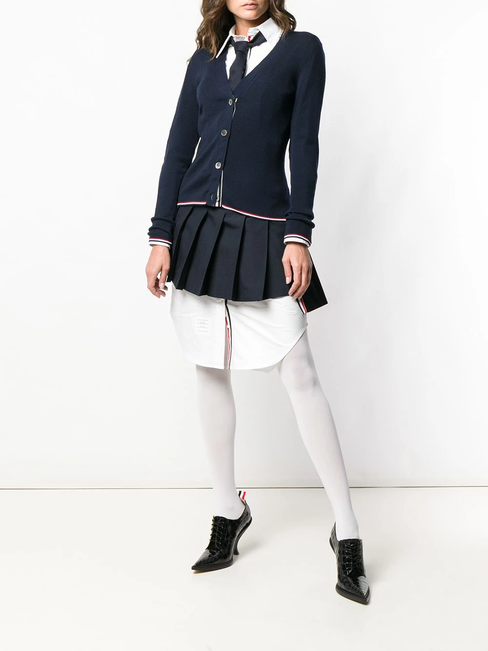 Cheapest ✔️ Thom Browne Merino wool cardigan cardigans of women ✨ 2 Thom Browne merino wool cardigan