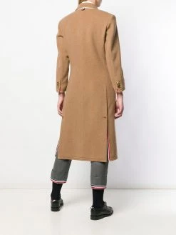 Thom Browne double-breasted Chesterfield overcoat