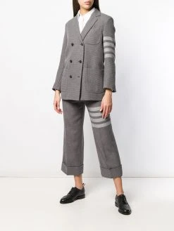 Thom Browne RWB tab long-sleeve Oxford shirt