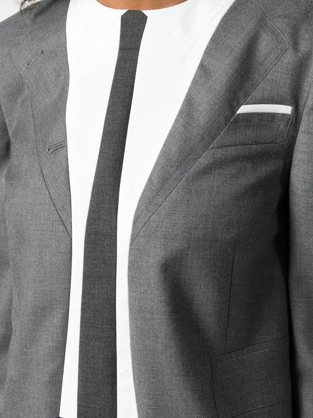 Budget ✨ Thom Browne Trompe L'Oeil Super 120s Suit🔔 Dress day Dresses of women ❤️ 5 Thom Browne Trompe L'Oeil Super 120s Suit Dress