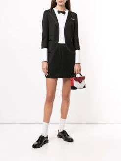 Thom Browne trompe l'oeil tuxedo mini dress