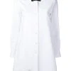 Thom Browne trompe l'oeil tie piqué shirtdress