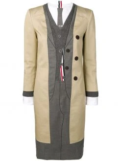 Thom Browne Pitti trompe l'oeil suit dress