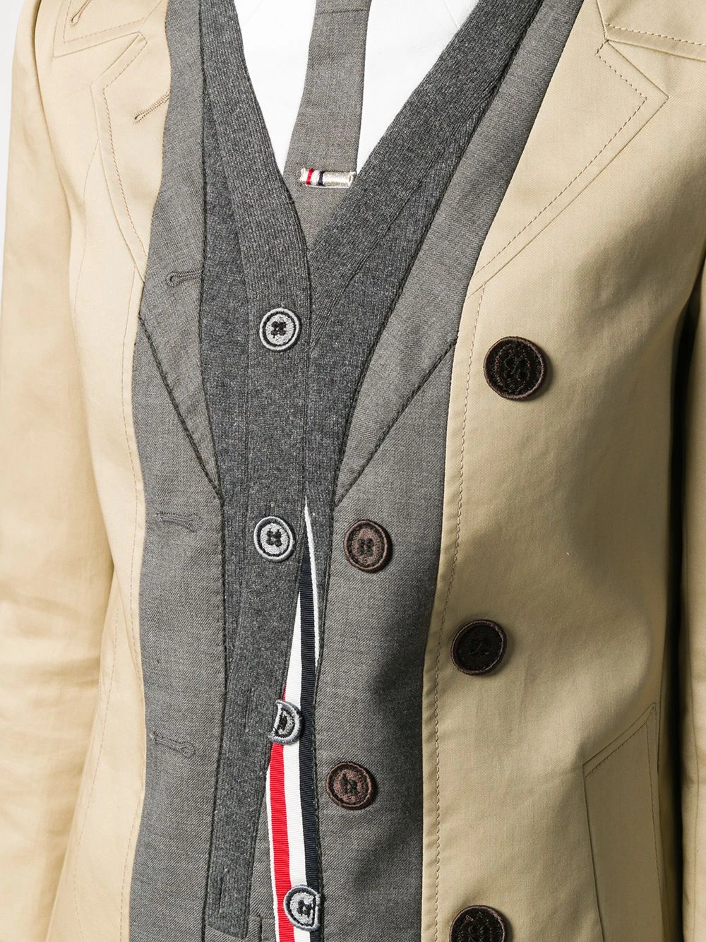 Best Sale π Thom Browne Pitti trompe l'oeil suit dress day dresses of women π₯ 5 Thom Browne Pitti trompe l'oeil suit dress