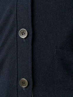 Thom Browne RWB tipping cashmere cardigan