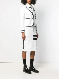 Thom Browne 4-Bar loopback jersey suit