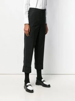Thom Browne tuxedo stripe backstrap trousers