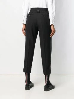 Thom Browne tuxedo stripe backstrap trousers
