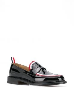 Thom Browne RWB-detail penny loafers