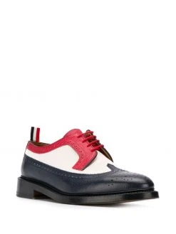Thom Browne pebbled leather spectator brogues