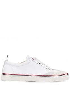 Thom Browne low-top calfskin sneakers