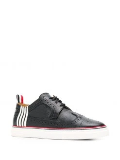 Thom Browne 4-bar pebbled brogue sneakers