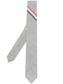 Thom Browne RWB stripe wool tie