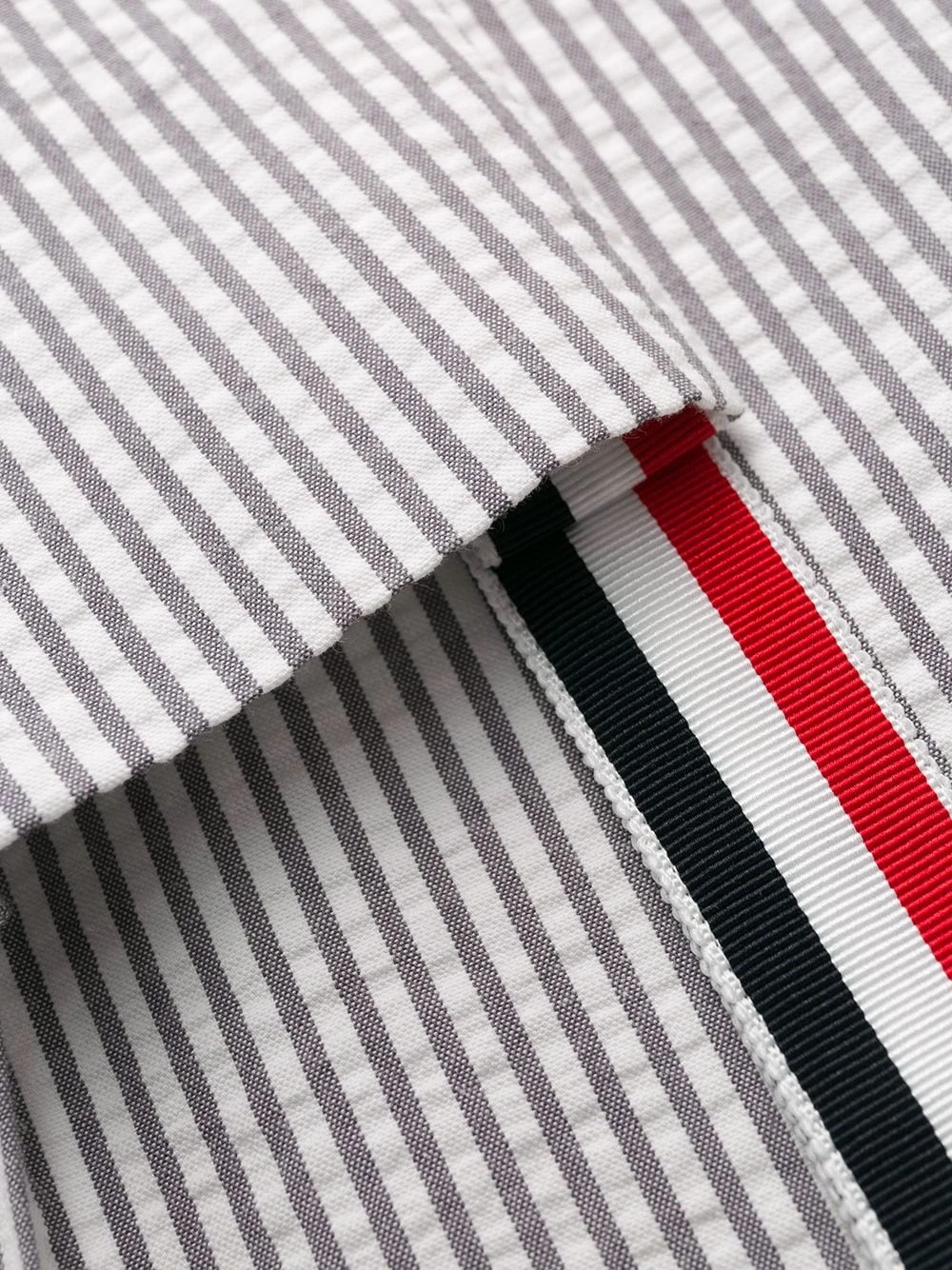 Wholesale π Thom Browne Seersucker pleated skirt tailored shorts of men βοΈ 7 Thom Browne seersucker pleated skirt