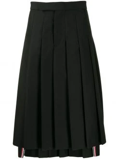 Thom Browne mohair wool pleated skirt