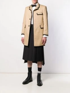 Thom Browne mohair wool pleated skirt