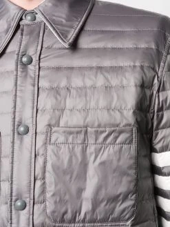 Thom Browne 4-Bar down fill shirt jacket