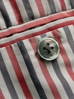 Thom Browne 4-Bar plain weave suiting bomber jacket