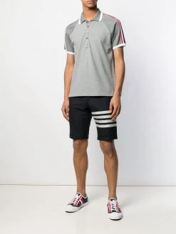 Thom Browne raglan-sleeve piqué polo shirt