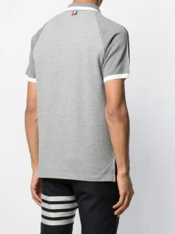 Thom Browne raglan-sleeve piqué polo shirt